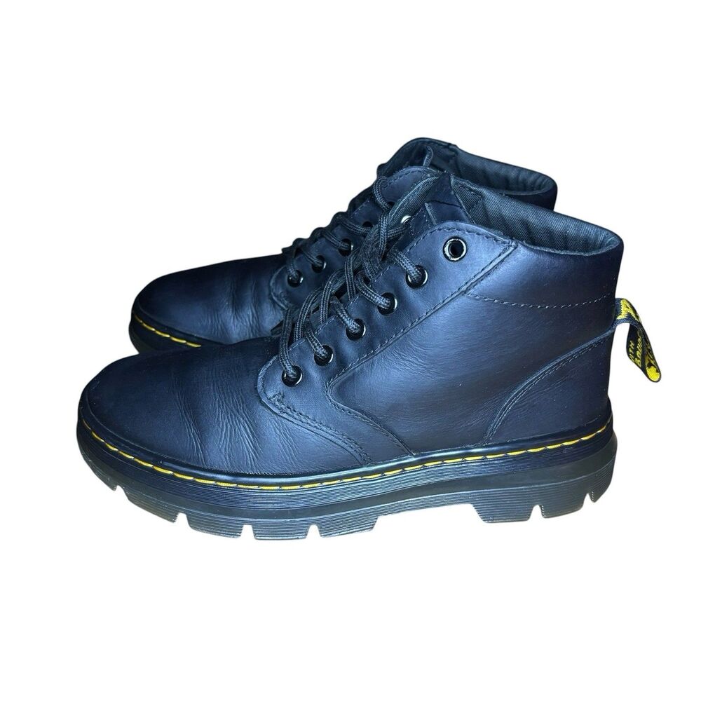 Dr Martens Bonny Unisex Black Leather Casual Boots US 7